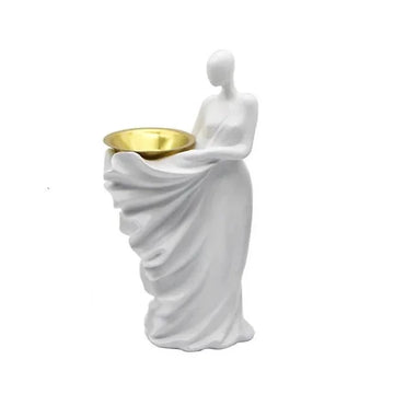 Human in Dress Incense Holder