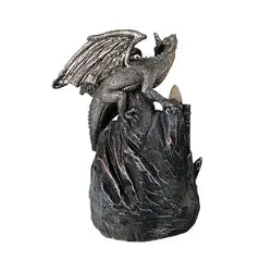 Dragon on Castle Incense Holder
