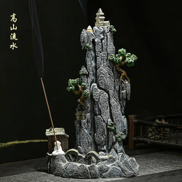 Tall Mountain Incense Holder