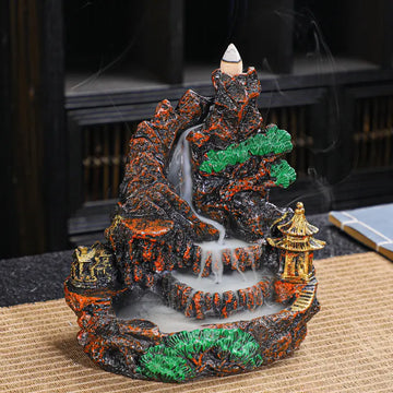 Red Mountain Incense Holder